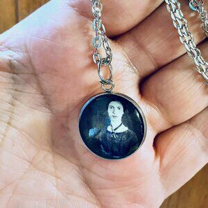 Emily Dickinson Charm Necklace